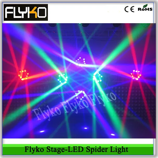 Free shipping Flyko stage professional 9*12 led spider moving head light | Лампы и освещение