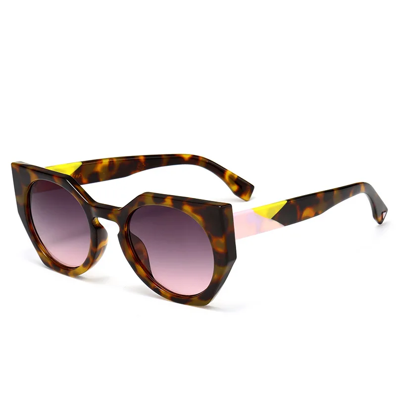 Akte Солнцезащитные очки для женщин Кошачий глаз зеркальные линзы Пластик Рамки