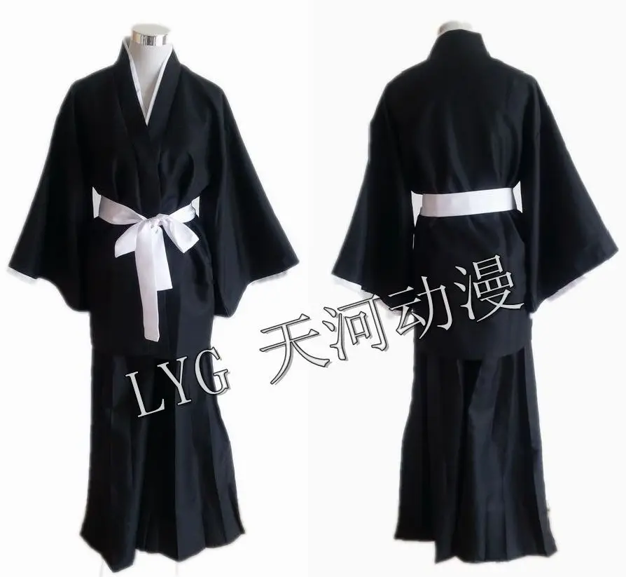 Короткая футболка с героями из японского аниме рисунком персонажа Блич Куросаки