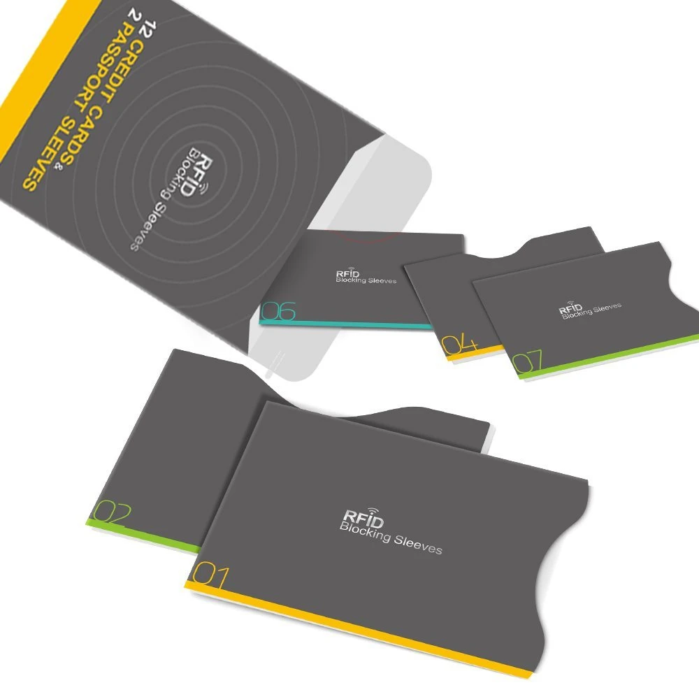 Aerb 14Pcs/Set Rfid Credit Card Protecors Blocking Sleeves Smart Anti-theft Identity Case Wallet For Passpport Cover | Мобильные
