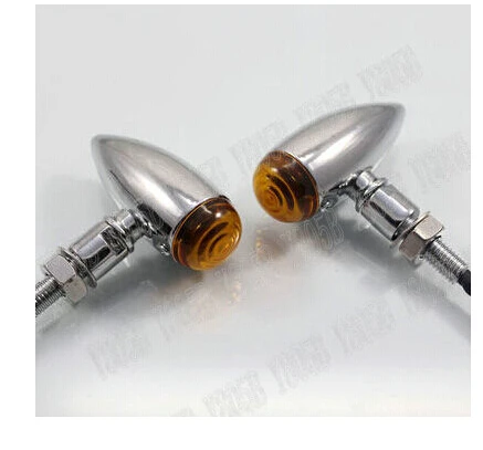 Хромовая пуля светодиодный указатель поворота для Yamaha VStar 400 650 1100 1300 Virago Xv 250 535 750
