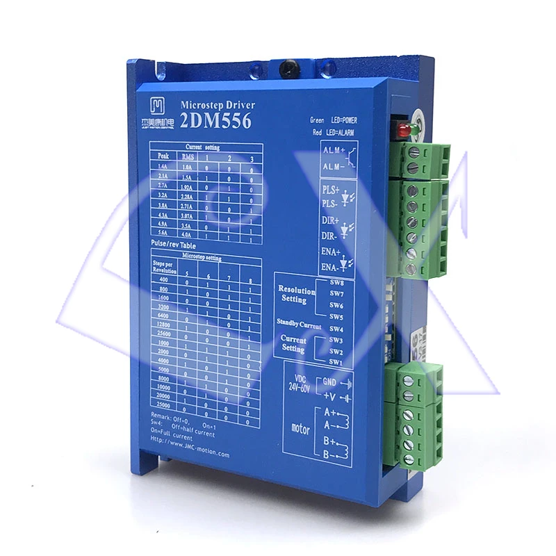 JMC 2-фазный 32-битный DSP DC24 -60 в 5 6 а DM556 цифровой драйвер двигателя круче с ЧПУ