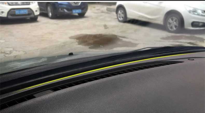 Для Skoda KODIAQ Octavia superb приборной панели автомобиля уплотнительная полоса резиновые уплотнения лобового стекла зазор Звукоизоляционная лента