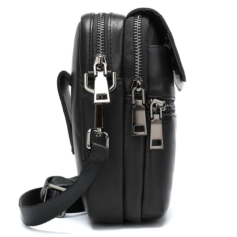 WESTAL Мужская сумка из натуральной кожи маленькая через плечо мужская