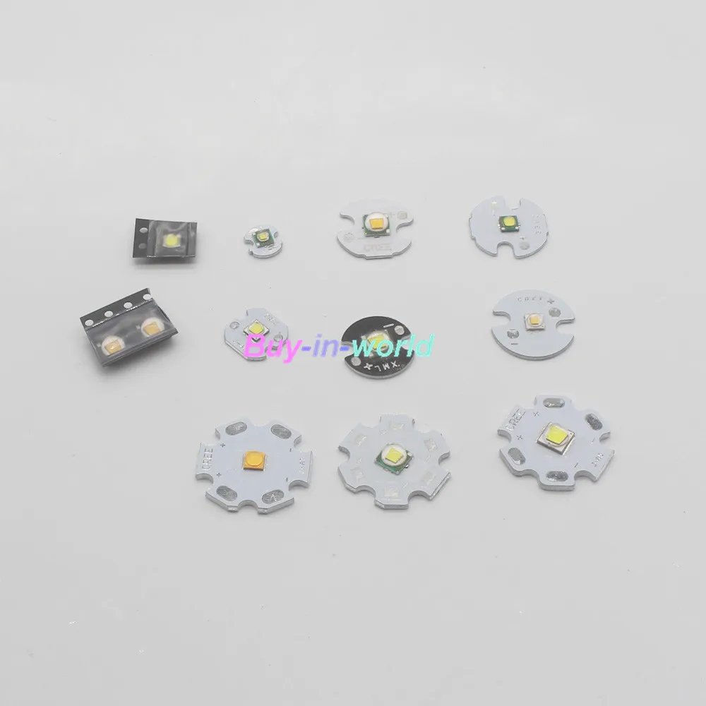 1 шт. CREE XPE XPE2 3 Вт XTE XPG XPG2 XML T6 XML2 10 светодиодный эмиттер чип лампа высокой мощности