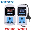 W2001 AC 110-220V Цифровая розетка регулятор термостата регулятор температуры микрокомпьютер розетка-50  110C NTC датчик