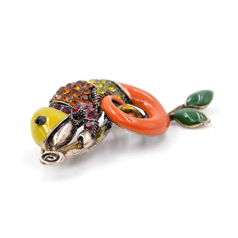 Женская эмалированная броши в виде ящериц CINDY XIANG Винтажная брошь животных