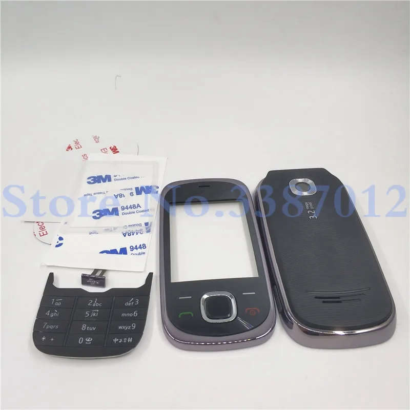 Оригинальный чехол для Nokia 7230 задняя крышка батареи клавиатура сменные детали