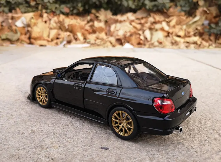 Мы lly 1:24 Su Бару Impreza WRX STI бутик из сплава автомобиль игрушки для детей Детские