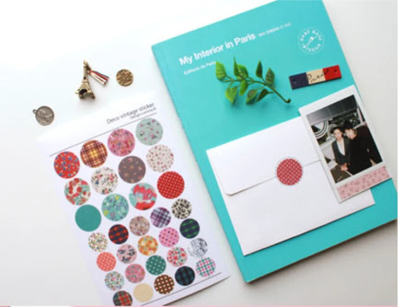 6 шт./лот блокнот с цветочным принтом в клетку альбом календарь дневник заметки