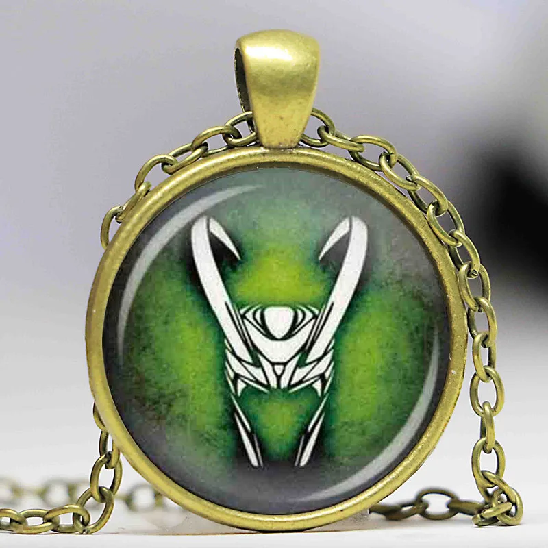 Оптовая продажа художественное ожерелье loki god of mischief модные украшения для