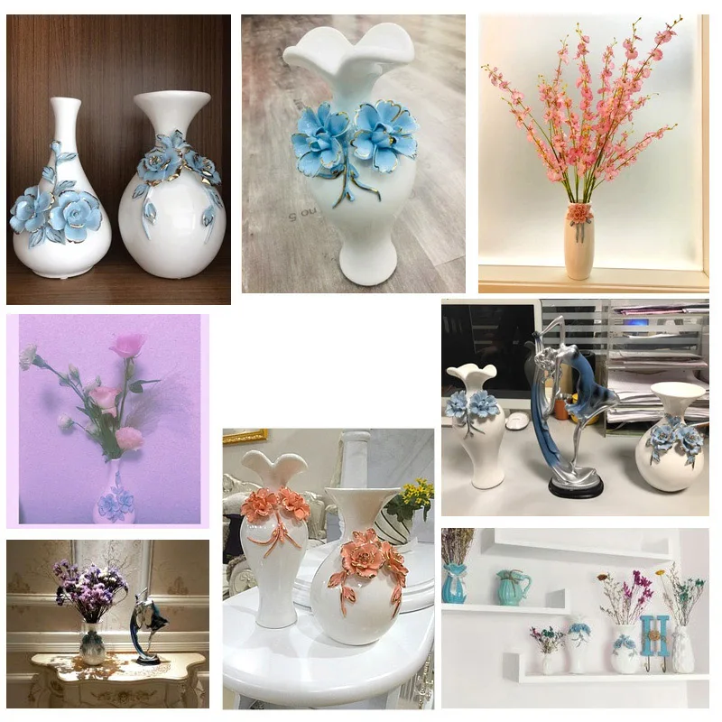 Белая художественная ваза европейские керамические изделия композиция для