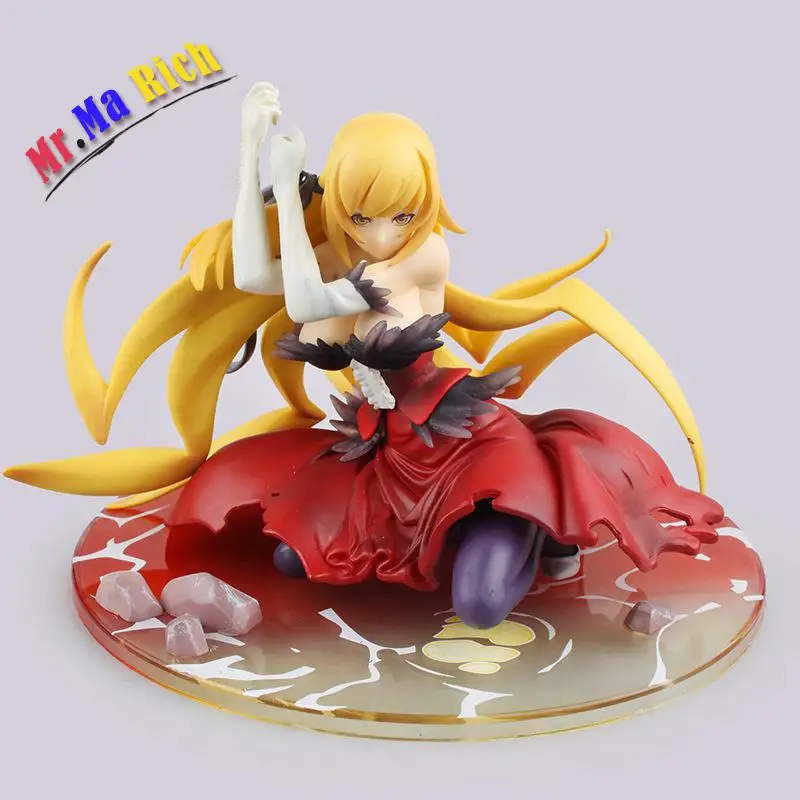 Аниме Фигурка 12 см Kizumonogatari Oshino Shinobu Kissshot ПВХ фигурка коллекционные игрушки модель