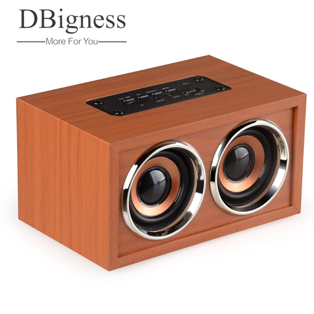 Портативный Bluetooth динамик Hifi Саундбар беспроводной двойной поддержка TF FM