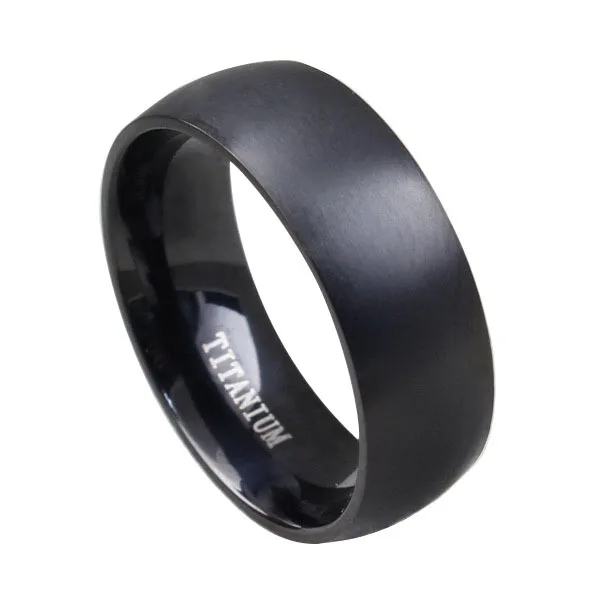 Vintage Men Black Sterling Titanium Ring Plating Souvenir Present Accessory Wedding Bands Bridal Sets Jewelry For Male Design | Украшения и