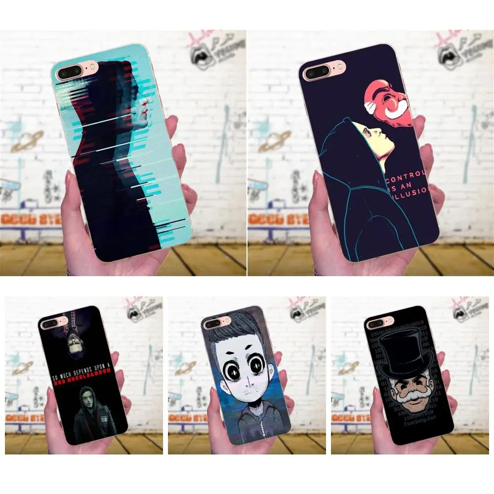 Американский ТВ Mr Robot для Huawei Honor 4C 5A 5C 5X6 6C 6A 6X7 7X8 9 V8 V10 Y3II Y5II Y6II G8 P7 Play Lite Мягкий ТПУ