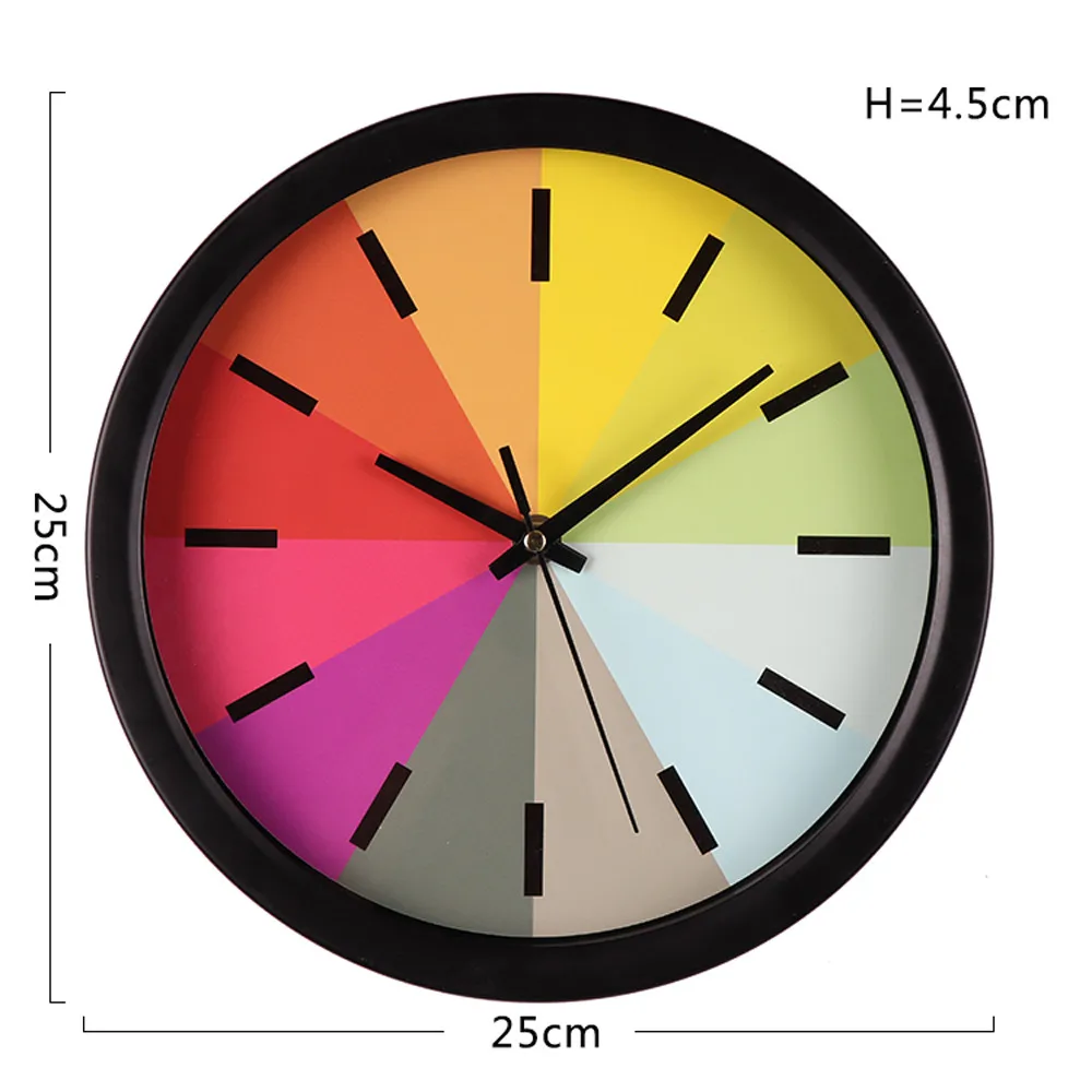 Модные настенные часы Horloge Silent Sweep Современные изящные кварцевые с колокольчиком
