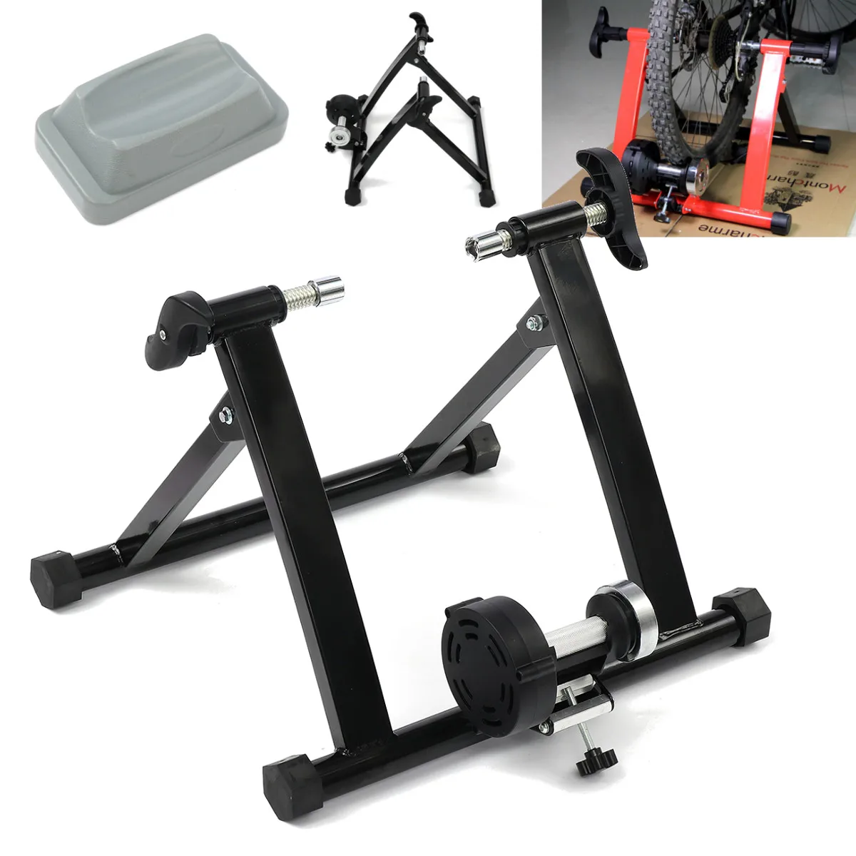 

Portable Cycle Bike Trainer 24-29 Inch Indoor Bicycle Bike Trainer Exercise Fitness Magnetic Stand 150kg