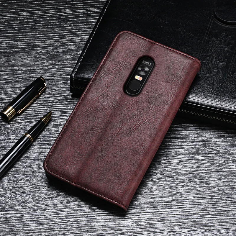 Чехол Blackview Max 1 роскошный кожаный чехол с откидной крышкой для защитный телефона
