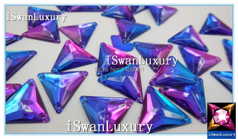 Китайский A + свободные бусины Синий Красный биколор 16 мм аксессуары драгоценные