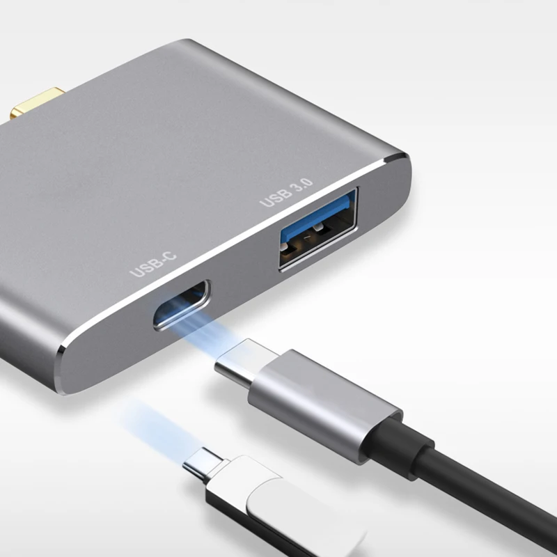 Fealushon док станция Тип C разъем HDMI USB 3 0 PC доставка питания usb концентратор для