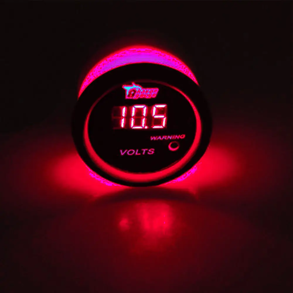 Автомобильные аксессуары EE универсальный вольтметр 2 дюйма 52 мм черный корпус
