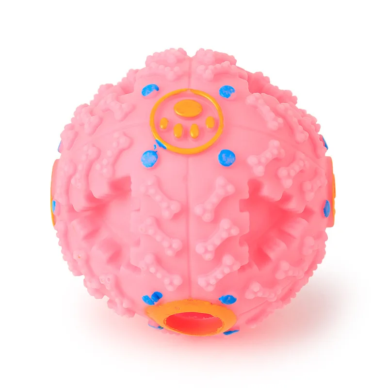 Игрушки для домашних животных странная круглая утечка пищевого мяча жесткая