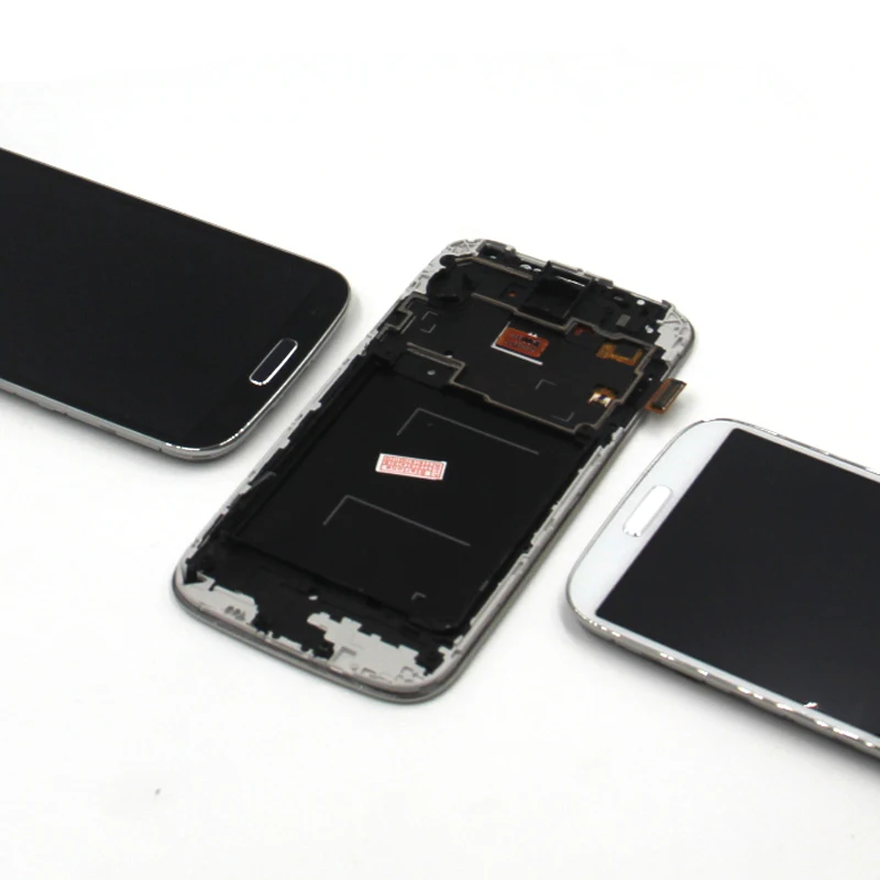 i9505 i9500 LCD For Samsung Galaxy S4 Screen with Touch Display Digitizer frame Assembly Mobile Phone White Dark Blue | Мобильные
