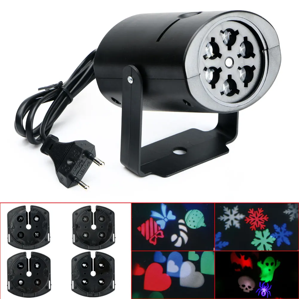 Светодиодный Ландшафтный лазерный проектор с снежинками и любящим сердцем