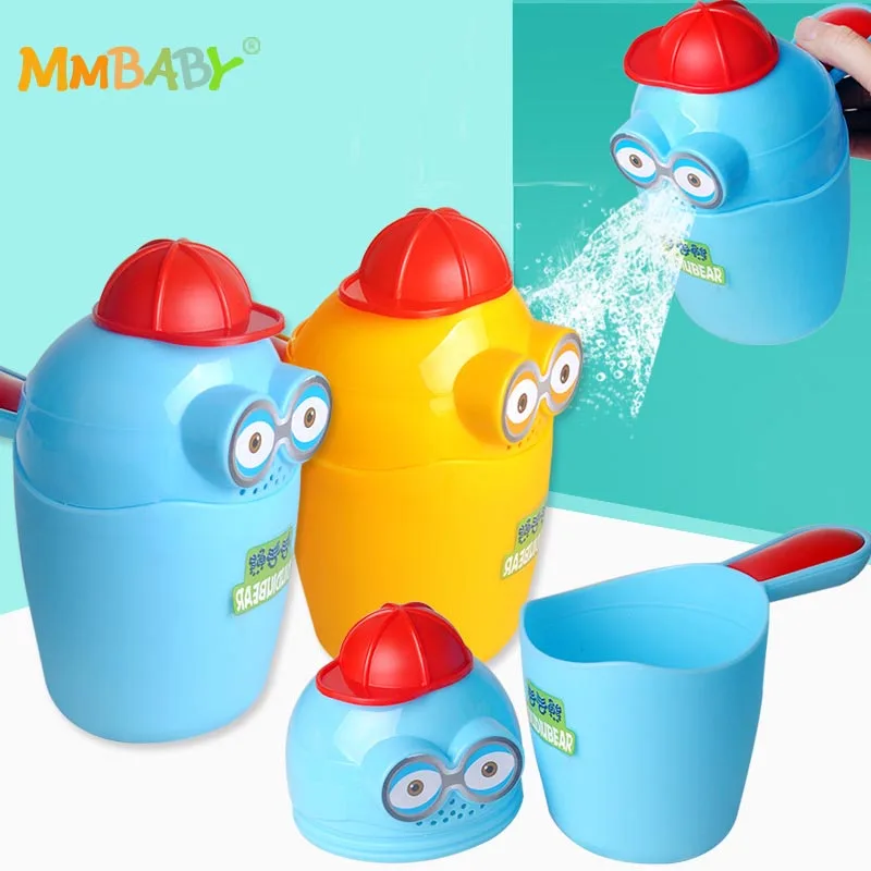 MMBABY 2019 новый ребенок мультфильм шапочки для ванной шампунь чашка Купание Bailer Baby