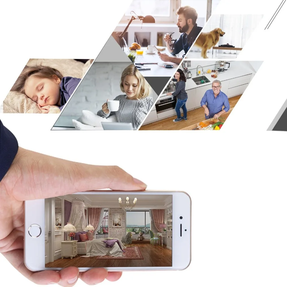 Besder Pan Tilt умный дом ip-камера Wi-Fi Облачное хранилище двухстороннее аудио WiFi ip-камера работает с Amazon Echo Dot Google Assistant