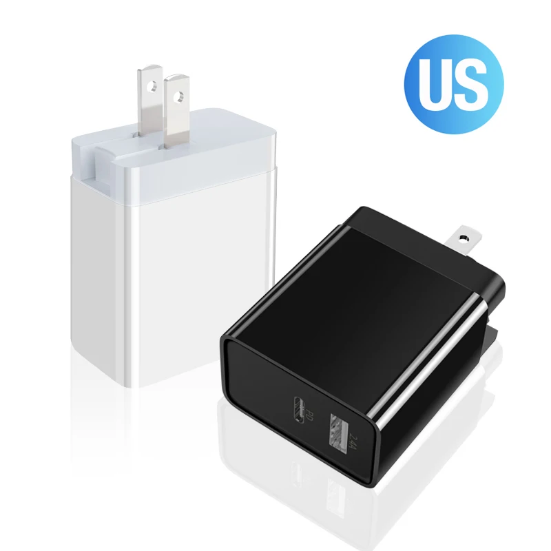 US Coolreall Quick Charge 3,0 USB зарядное устройство портативное для huawei xiaomi samsung QC3.0 30 Вт быстрое зарядное устройство PD 3,0 быстрое зарядное устройство для iPhone - Тип штекера: US