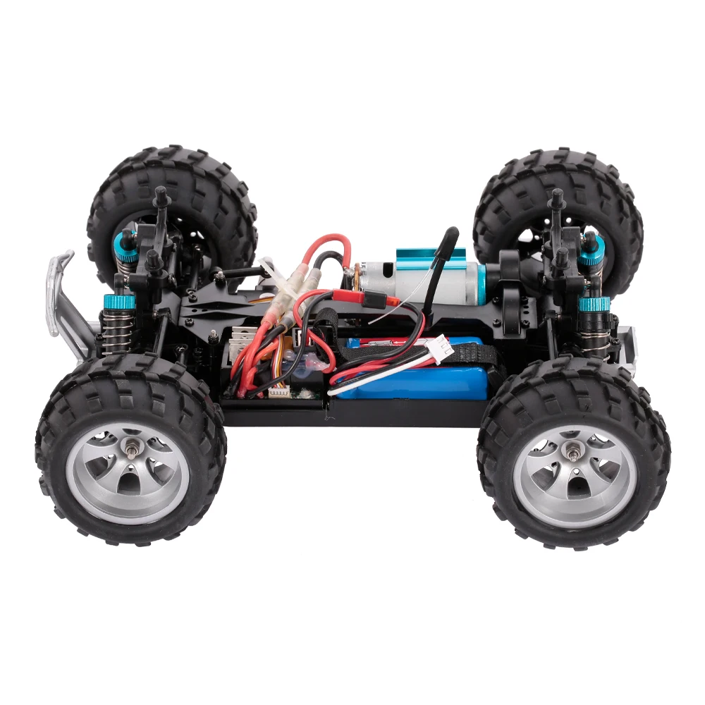 2019 Wltoys A979 RC Car 2.4G 45km/h Высокоскоростная радиоуправляемая машина масштаба 1/18 Rally с амортизацией, резиновыми колесами Buggy и 2 аккумуляторами.