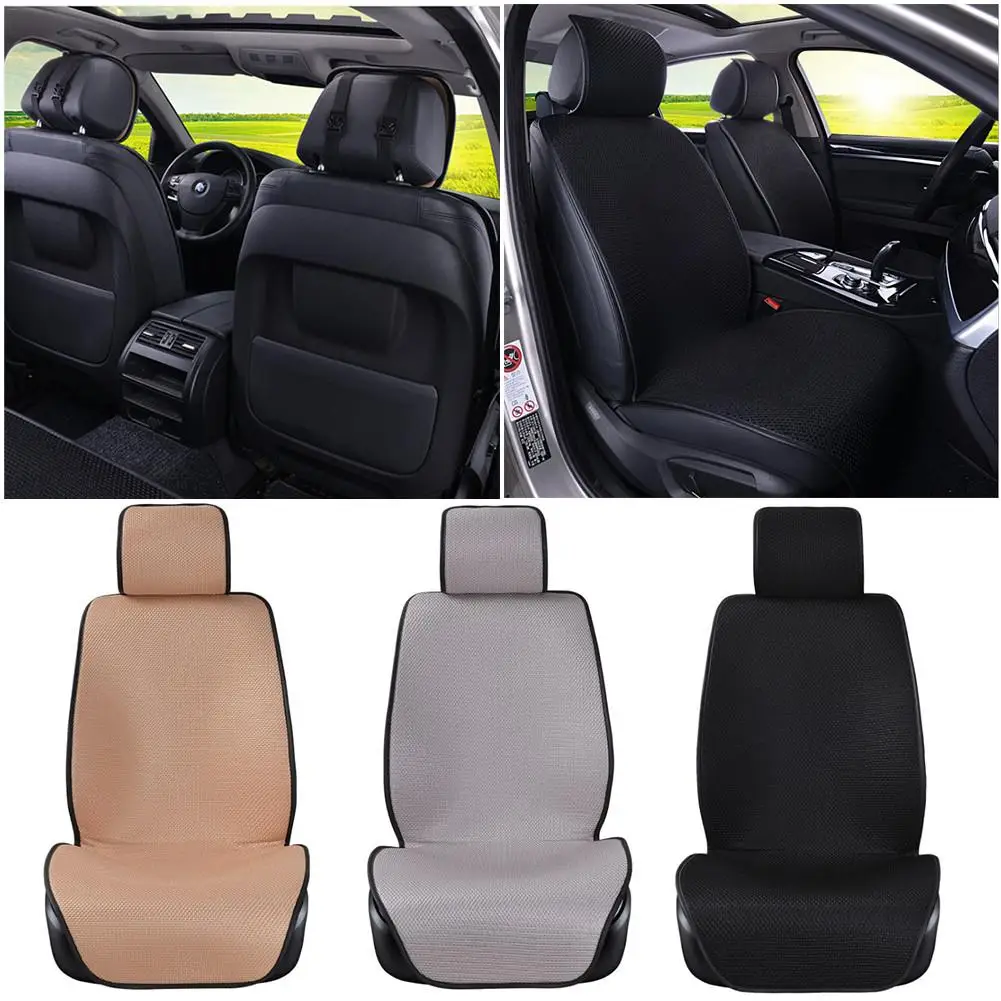 

1 PCS Breathable Mesh Car Seat Covers Front Seat Cushion Pad Fit For Most Cars Seats Cushion Luxurious Universal Size