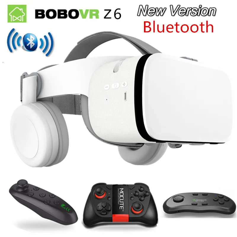 UZQi Bobovr Z6 Z4 Z5 шлем 3D очки виртуальной реальности Гарнитура для смартфона смартфон VR 3D BoBo картонные очки