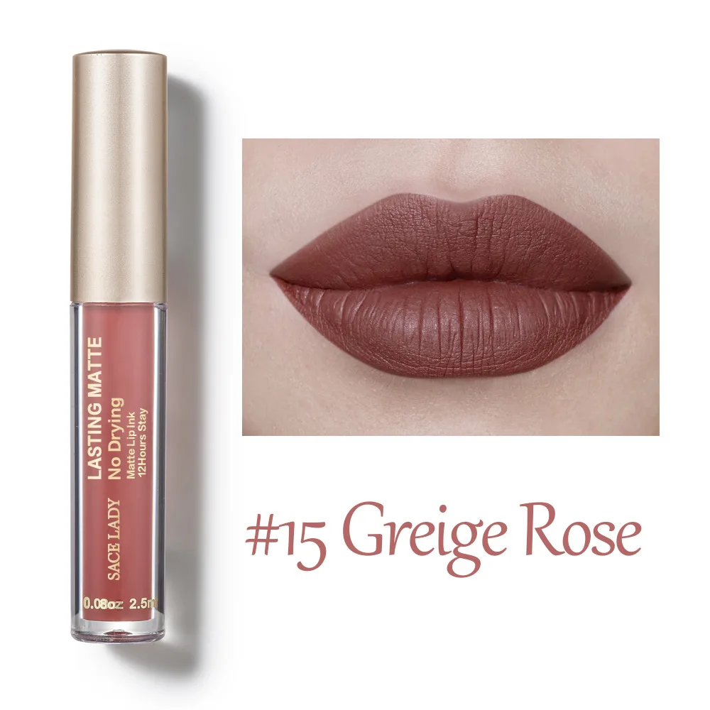 SACE LADY Beauty матовый винный блеск для губ жидкая губная помада стойкий Пигмент Цвет