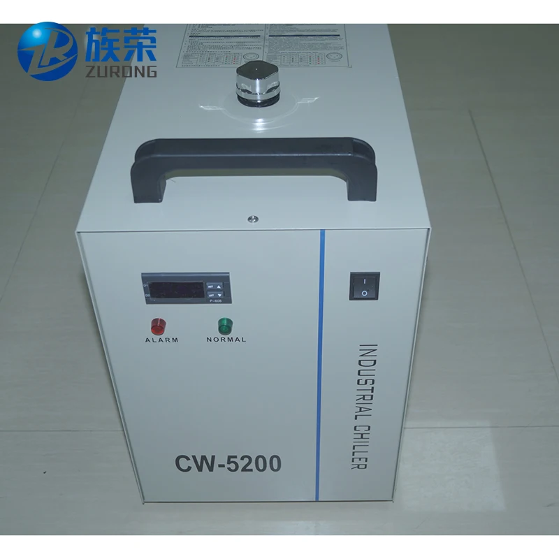 CW3000 промышленный Чиллер Для водяного охлаждения 60/80/100W CO2 CNC лазерная трубка 220V 50Hz ZuRong