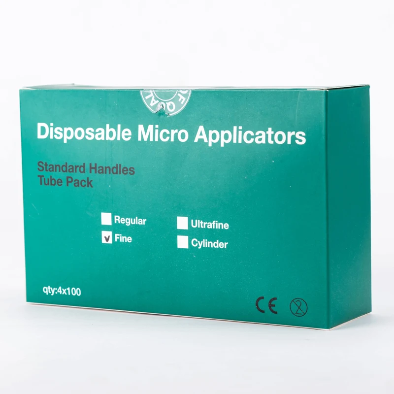 4 коробки/партия одноразовые аппликаторы для зубных протезов |