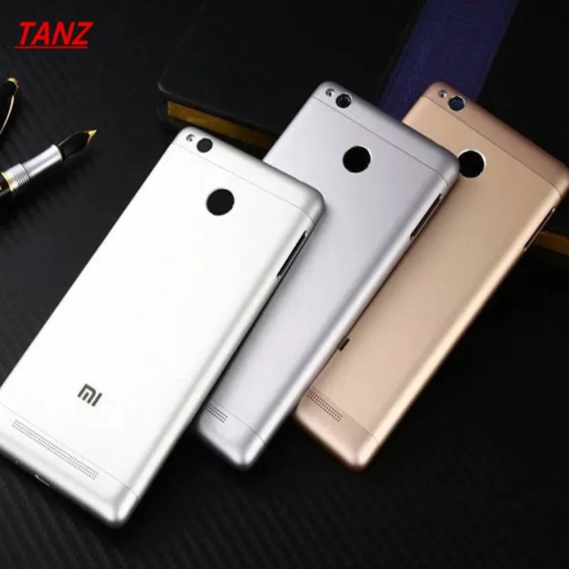 TANZ корпус для Xiaomi Redmi 3s двери боковые кнопки камеры флэш Объектив Замена 3S крышка