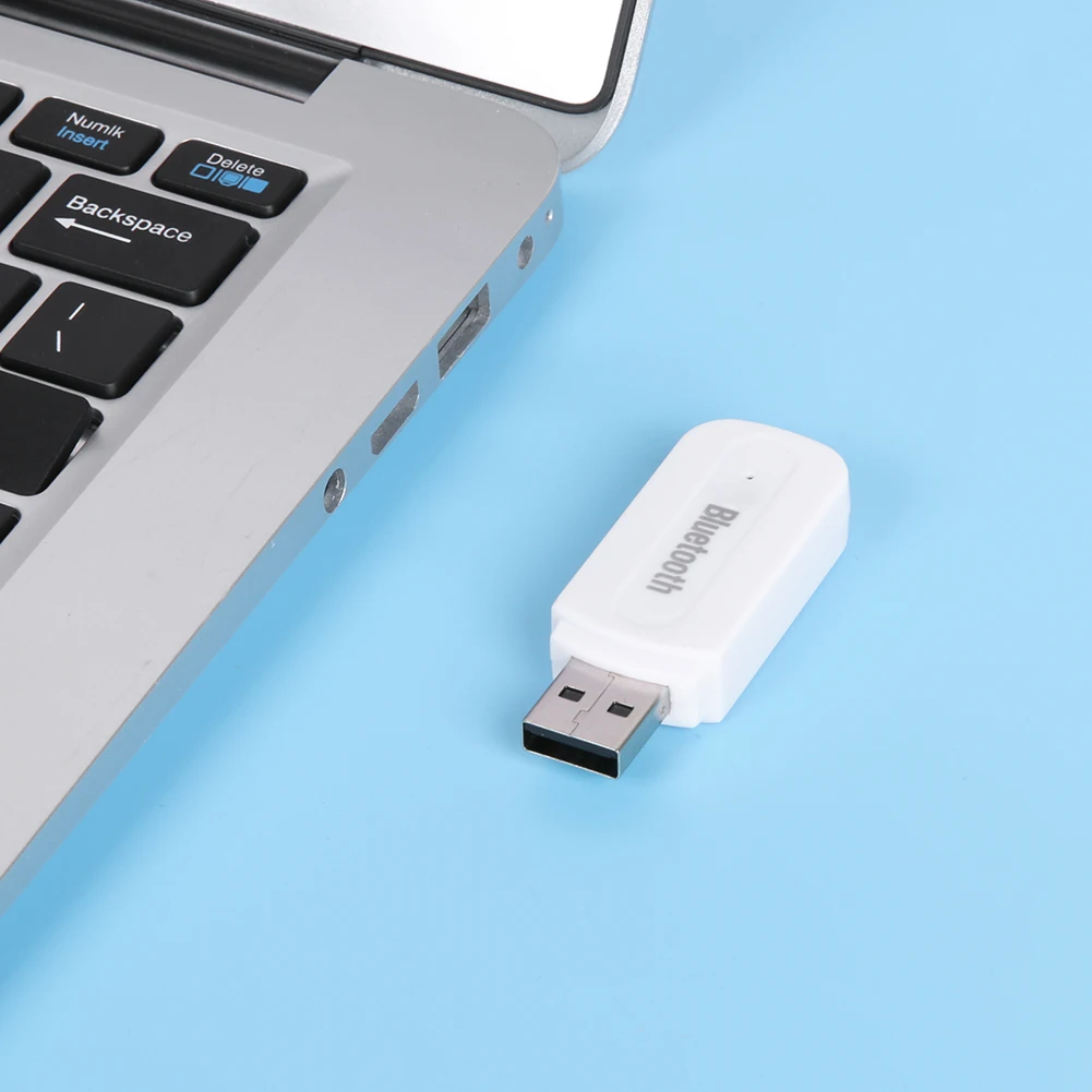 Мини портативное соединение через USB и беспроводное, через Bluetooth аудио сигнала приемник адаптер USB мощность 3,5 мм штекер Bluetooth адаптер с аудио кабелем