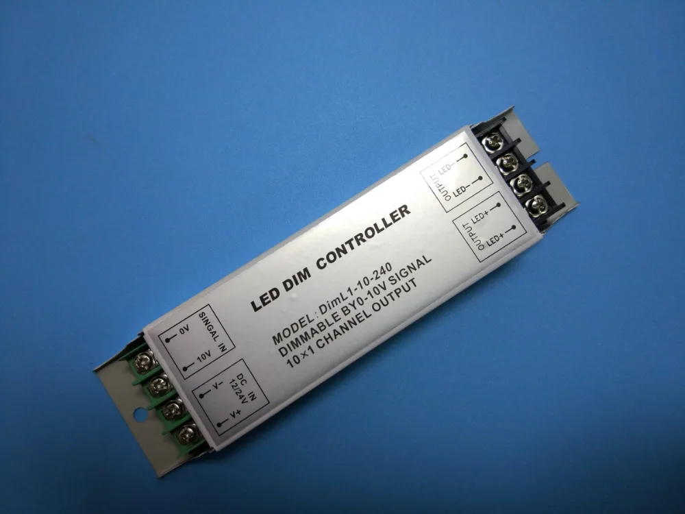 

Led dim contronller 0-10V сигнал 10x1 выход канала