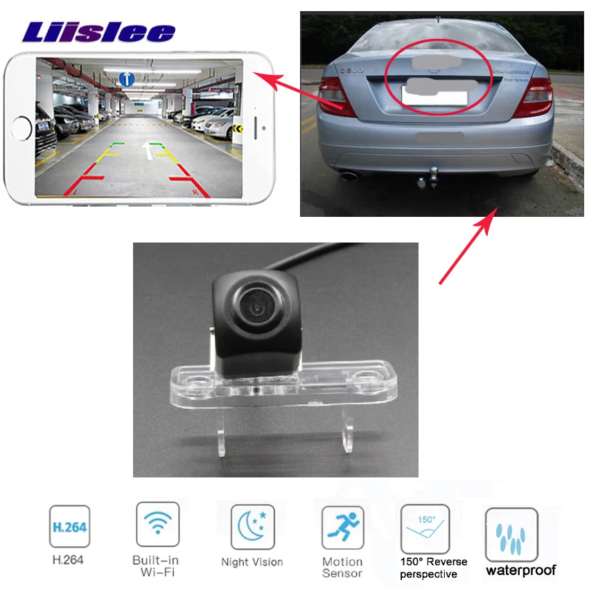 Liislee Беспроводная hd камера заднего хода для Mercedes Benz S Class S280 320 400 S350 430 S500 S600 S55 S63 65