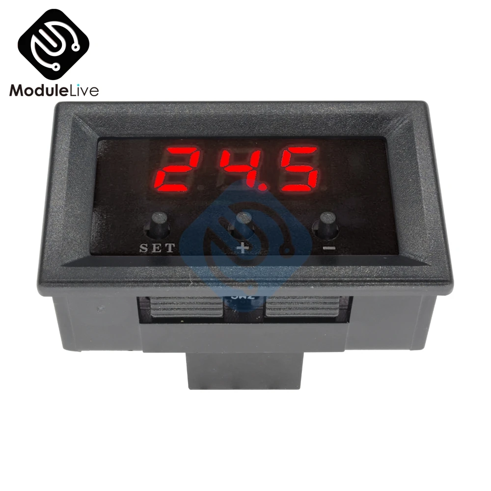 W1209 DM Мини светодиодный цифровой термостат контроль температуры контроллер термометра модуль переключателя DC 12 В водонепроницаемый датчик NTC