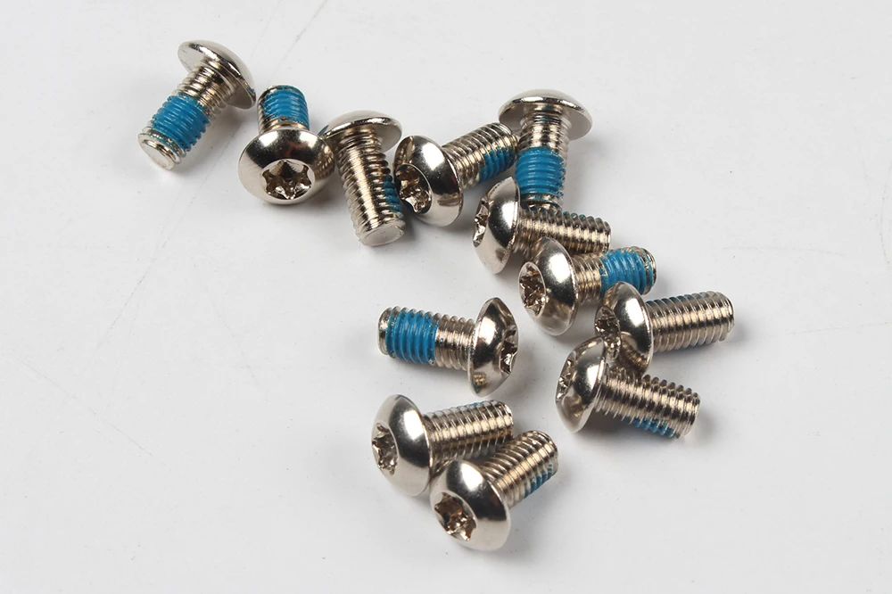 7 Colros 12 шт. M5x10mm велосипедный дисковый тормоз ротор велосипедные Болты части шестигранный горный велосипед сверхлегкие механические тормозные винты для ротора