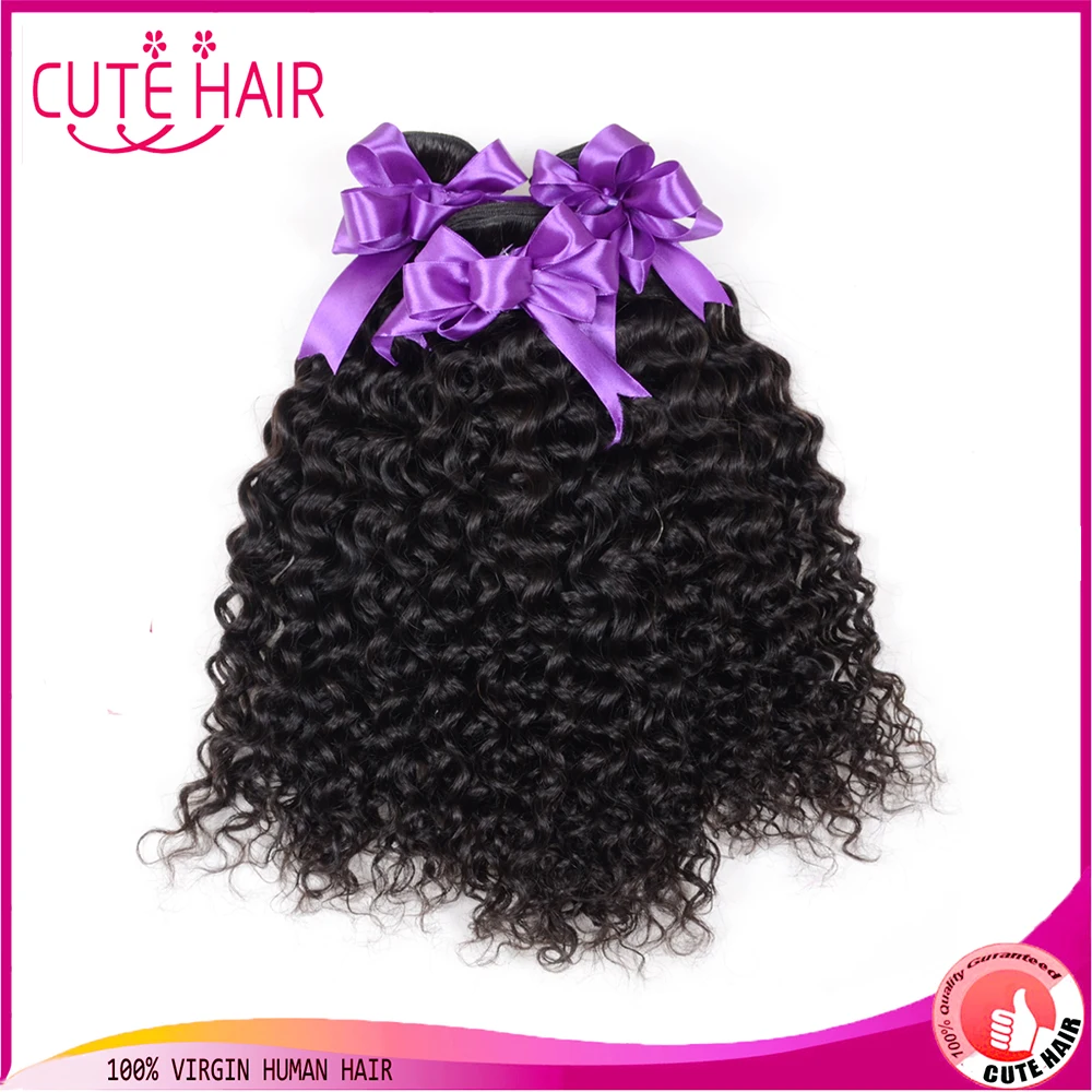 Бразильский Weave Волос Девственницы Связки Kinky Вьющихся 3 Bundle Предложения Афро