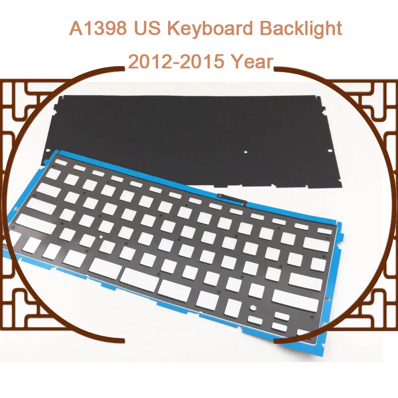 Клавиатура ABAY A1398 для Macbook Pro Retina 15 дюймов подсветка клавиатуры Великобритании и