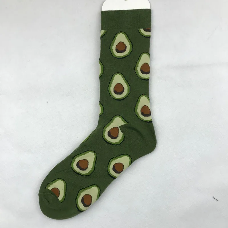 

Women Socks Funny Cute Cartoon Food Avocado Burger Dessert Food Series Happy Japanese Harajuku Skateboard Socks