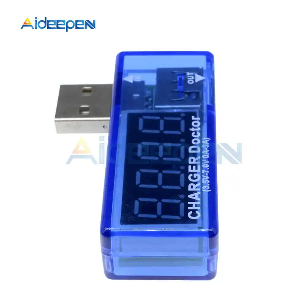 Светодиодный мини-дисплей цифровой USB Вольтметр Амперметр измеритель напряжения тока тестер Портативный USB вольт ампер зарядное устройство Доктор детектор