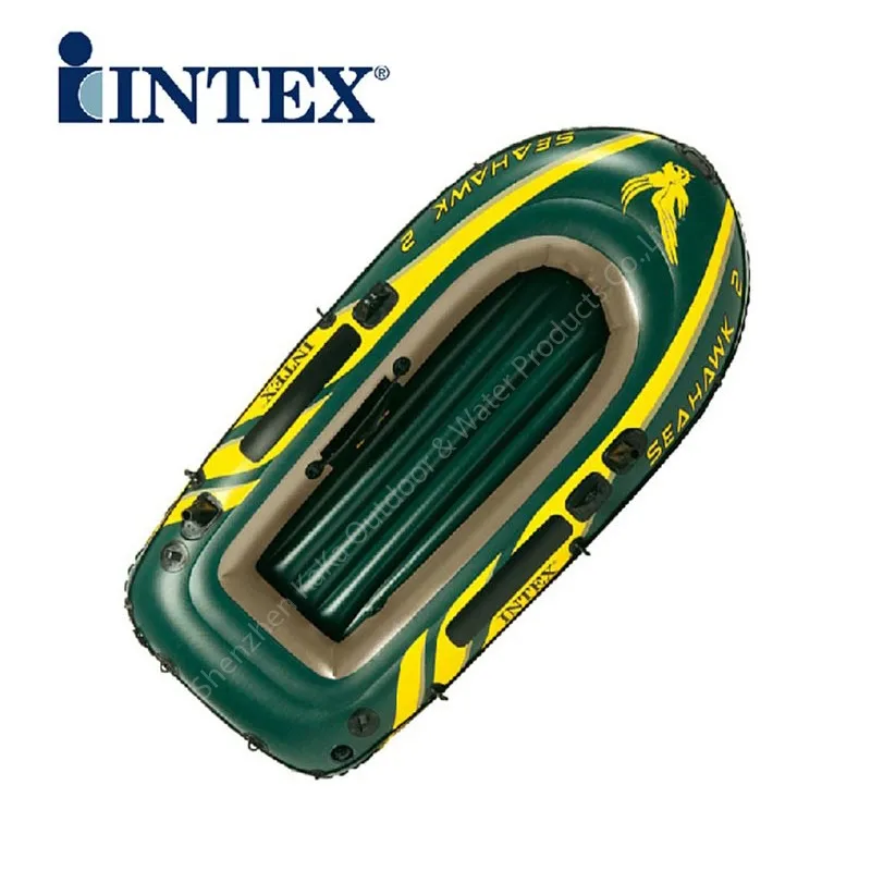 236*114*41 см 2 человека Intex Seahawk надувная лодка для рыбалки пвх лодка весло для рыбалки ручной насос мотор ракетка лодка плот A06005