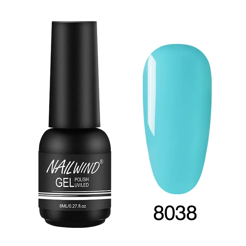 Гель nailwind лак для ногтей неоновый гель гибридные Лаки Полупостоянный лак для ногтей УФ основа верхнее покрытие 8 мл все для маникюра гель лак - Цвет: 8038